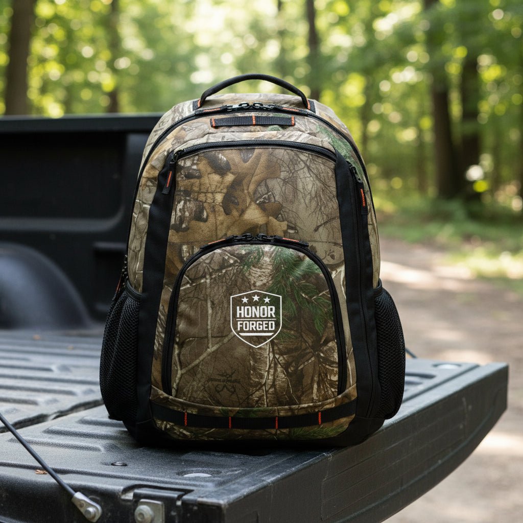 HF Camo Backpack - HONOR FORGED