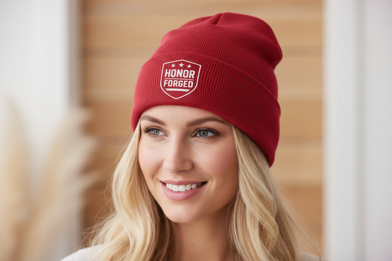 HF Knit Beanie - HONOR FORGED