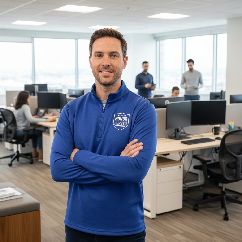HF Quarter Zip Pullover - HONOR FORGED