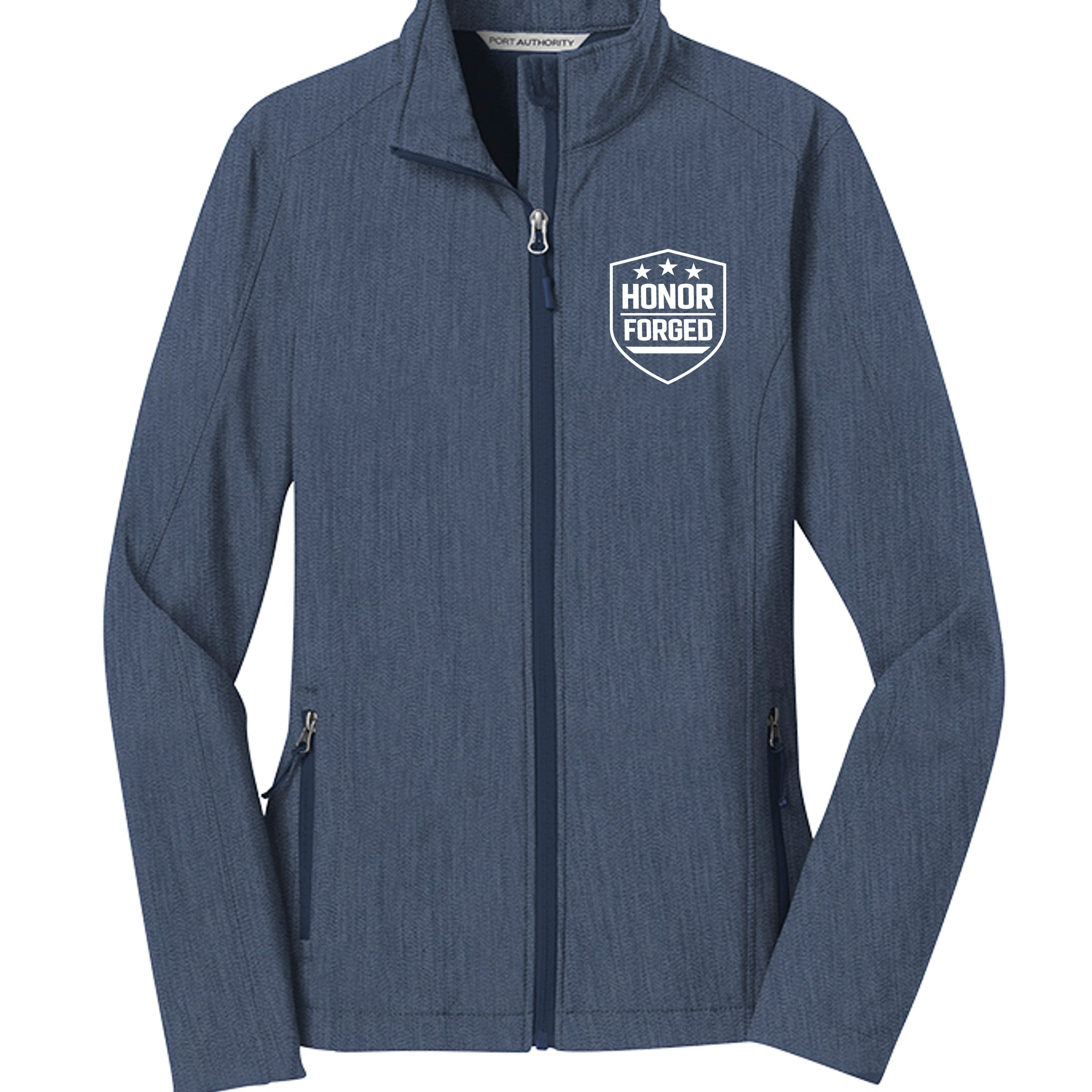 Navy Heather - L317 - FRONT