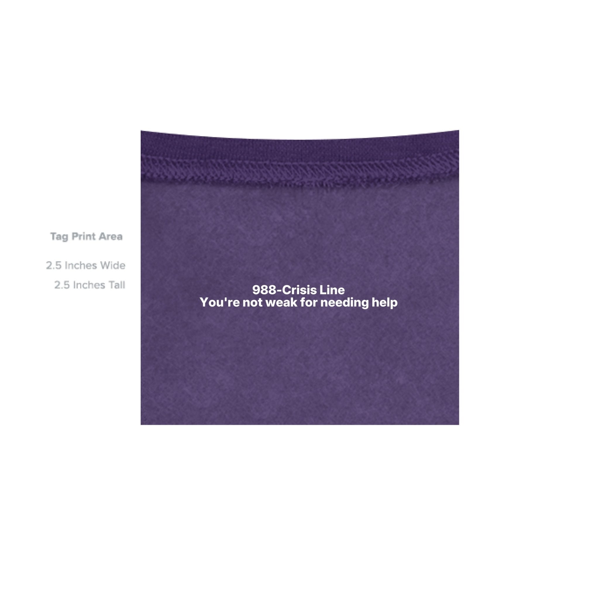 Still Here Purple Hoodie - HONOR FORGED